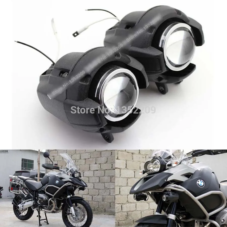 1pair Motorcycle Front Fog Light lamps safe Safety warning Lights Fits