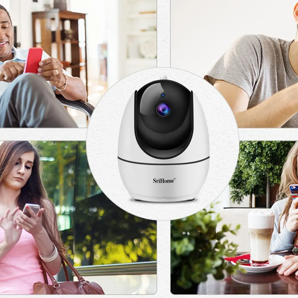 WiFi IP Camera 1080P Wireless Security Camera Surveillance Camera for Baby/Elder/Pet Indoor HD 2.4G Smart Camera