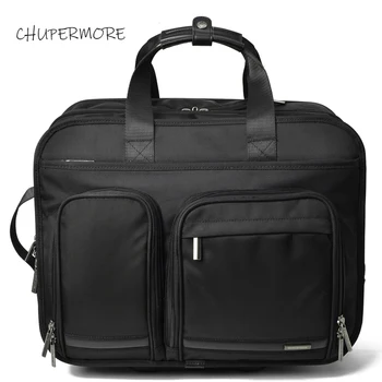 

Multi-functional Boarding business trip oxford Rolling Luggage Spinner 18 inch Men Suitcase Wheels Carry On Travel Bags