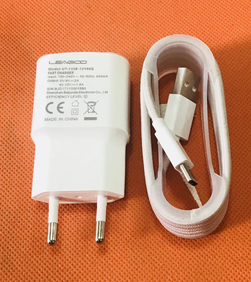 

Оригинальное дорожное зарядное устройство с европейской вилкой и USB-кабелем для LEAGOO S8 Pro MTK6757 Восьмиядерный Бесплатная доставка