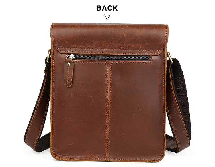 messenger bag dark brown estilo vintage para