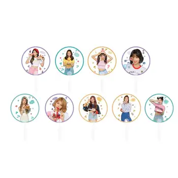 

Kpop Twice What's Love Photo Transparent PVC Hand Fan Protable Summer Gift