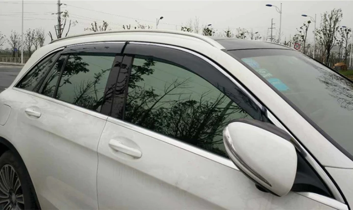 Для Honda CRV CR-V пластик внешний козырек вентиляционные Шторы окно Защита от солнца Дождь Отражатель