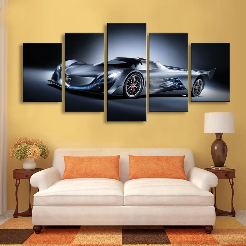 Painting & calligraphy World famous car canvas poster art painting living room restaurant Bedroom Decorative paintings C5-056 (1)