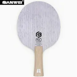 SANWEI Настольный теннис лезвие V9 PRO 9 норма чистого дерева все вокруг пунктов-длинные ракетка для пинг-понга весло летучая мышь