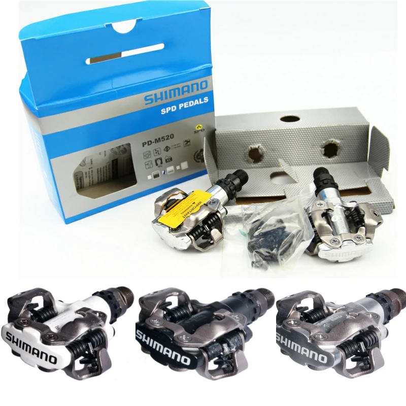 Педали shimano PD M520 MTB велосипедные педали велосипедная самоблокирующаяся педаль