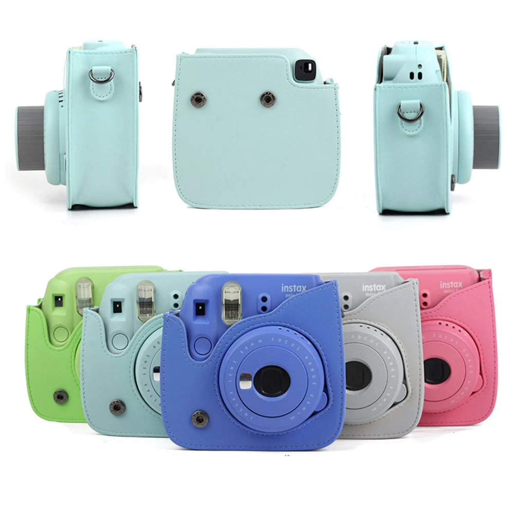 Чехол для камеры Fujifilm Instax Minifor из искусственной кожи с плечевым ремнем Instax Mini 9 Mini 8+ фотокамера моментальной печати