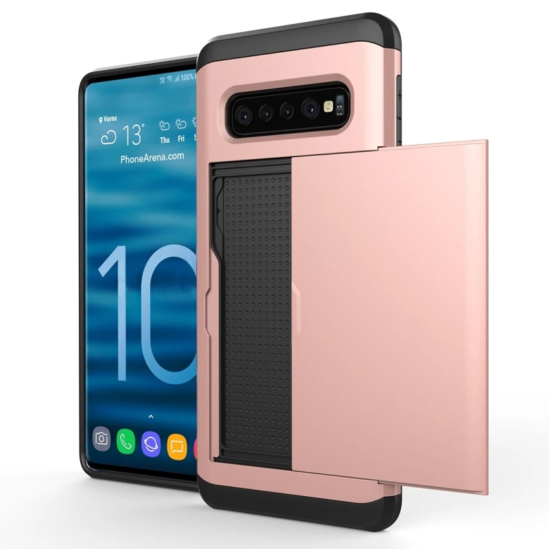 

HAWEEL Shockproof Rugged Armor Protective Case for Galaxy S10+, with Card Slot