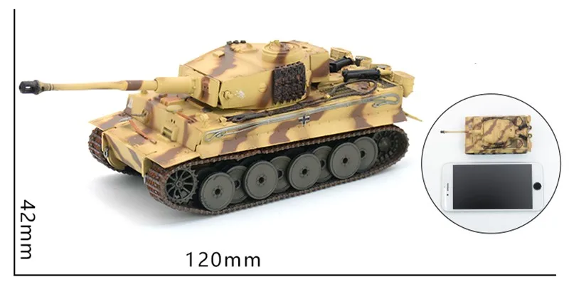 1: 72 предварительно построенный Второй мировой войны Тигр I тяжелый танк Panzerkampfwagen VI Тигр Ausf. E хобби Коллекционная готовая пластиковая модель