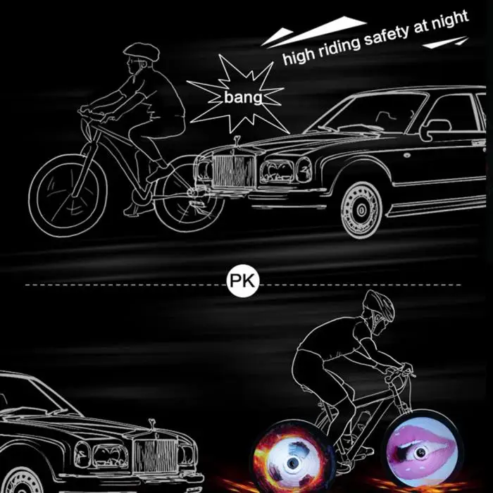 Flash Deal Hot DIY LED Bike Wheel Spoke Light USB Rechargeable Bicycle Waterproof Rim Night Riding Accessories DO2 18