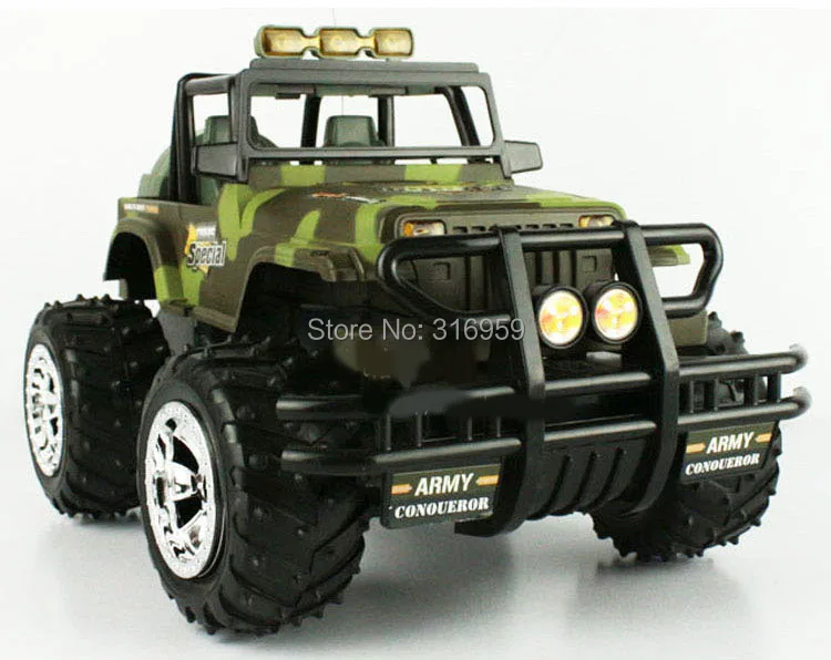 

RC Car Army Monster Truck Sport Bigfoot H2 SUV 1:14 Radio Control Vehicle Model Electronic Children Gift Toys Hobbies