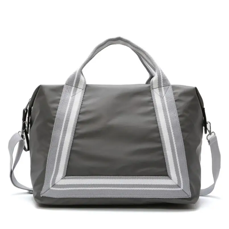 

New Fashion waterproof Portable Travel Bag Large Capacity Bag Women Oxford Cloth Folding Bag Unisex Solid color luggage Bag