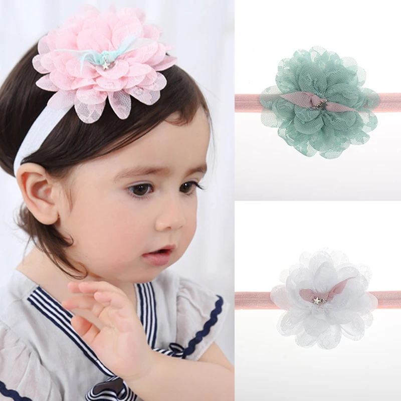 NE/_ BABY GIRL KIDS TODDLER FLOWER RABBIT EAR HEADBAND HAIR BAND BOW HEADWEAR N