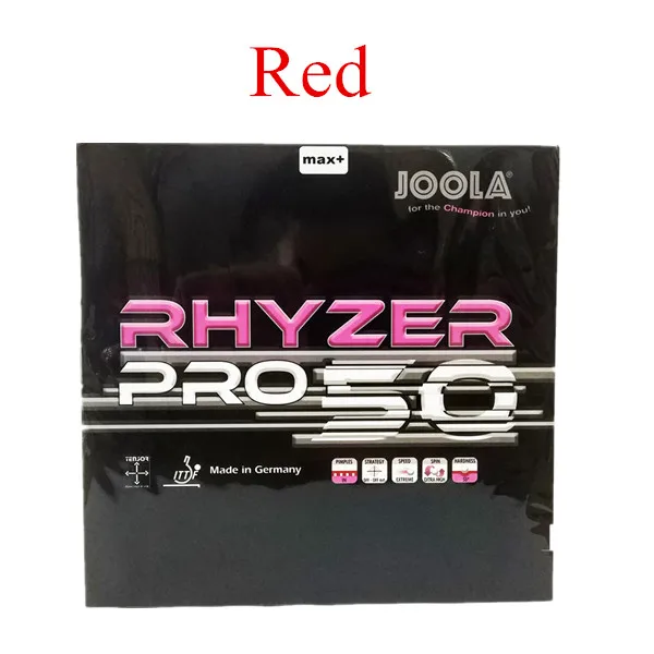 Joola RHYZER Pro 50( Новинка, удар) Настольный теннис резиновая губка для пинг-понга Tenis De Mesa - Цвет: Red