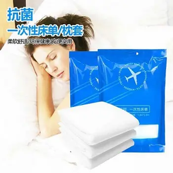 

Travel with Thick non-woven disposable bed sheets 1.2*2.0M