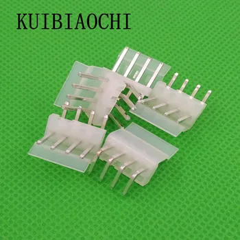 

1000pcs CH3.96-4AW male right angle 3.96mm material CH3.96 4pin Connectors Leads pin Header CH3.96-AW