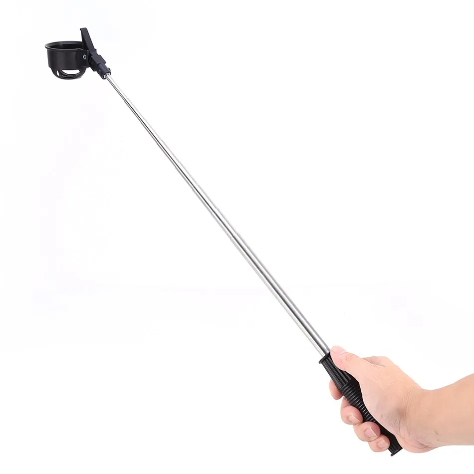 2M Stainless Steel Retractable Scoop Telescopic Golf Ball Retriever