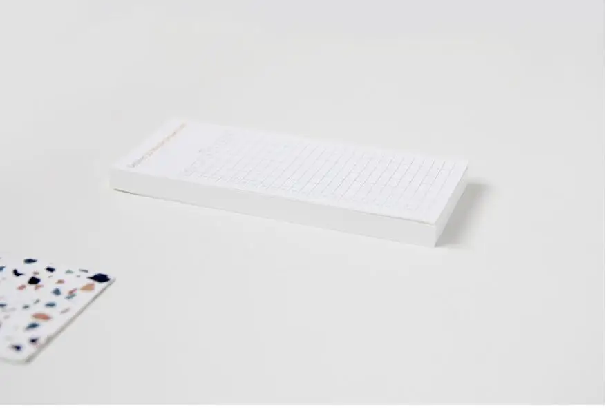 Креативный офисный короткий дизайн мини блокнот 6,3*14,5 см DIY недатированный лист бумажный блокнот 40 листов
