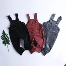 Новинка года, весенний бархатный комбинезон для мальчиков и девочек 75-95 см, 1 предмет, хлопковый комбинезон для маленьких мальчиков, комбинезон для маленьких девочек, детские брюки