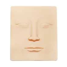 1 шт 3D Силиконовая лицевая кожа для обучения татуировкам татуировка поддельные шкуры использовать для практики перманентного макияжа татуировки аксессуары