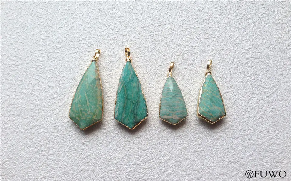 Natural Amazonite Stone Pendant 8