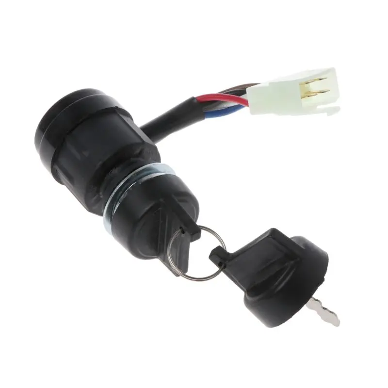 

2019 NEW 5 Pin Ignition Key Switch 2 Gears Motorcycle Igniter Waterproof Switch Replacement Parts For 50cc-250cc ATVs Quad Kart