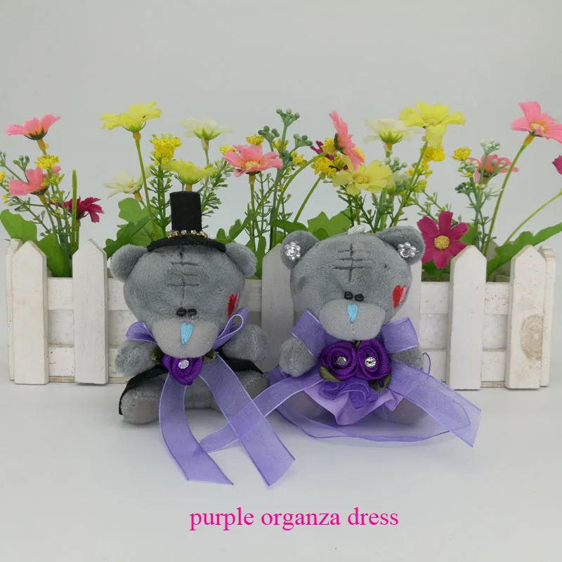 purple organza dress