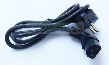 

NCHTEK European EU 3Pin Male Plug to Up Angled IEC 320 C13 Female Power Adapter Cable For Wall Mount TV 1M/Free Shipping/2PCS