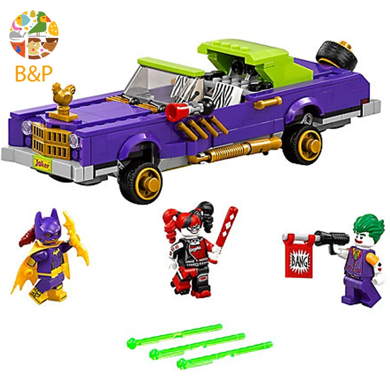 

lepin Legoing 70906 433pcs Super Heroes series The Joker Notorious Lowrider Model Building Blocks Toys For Children 07046 Gift