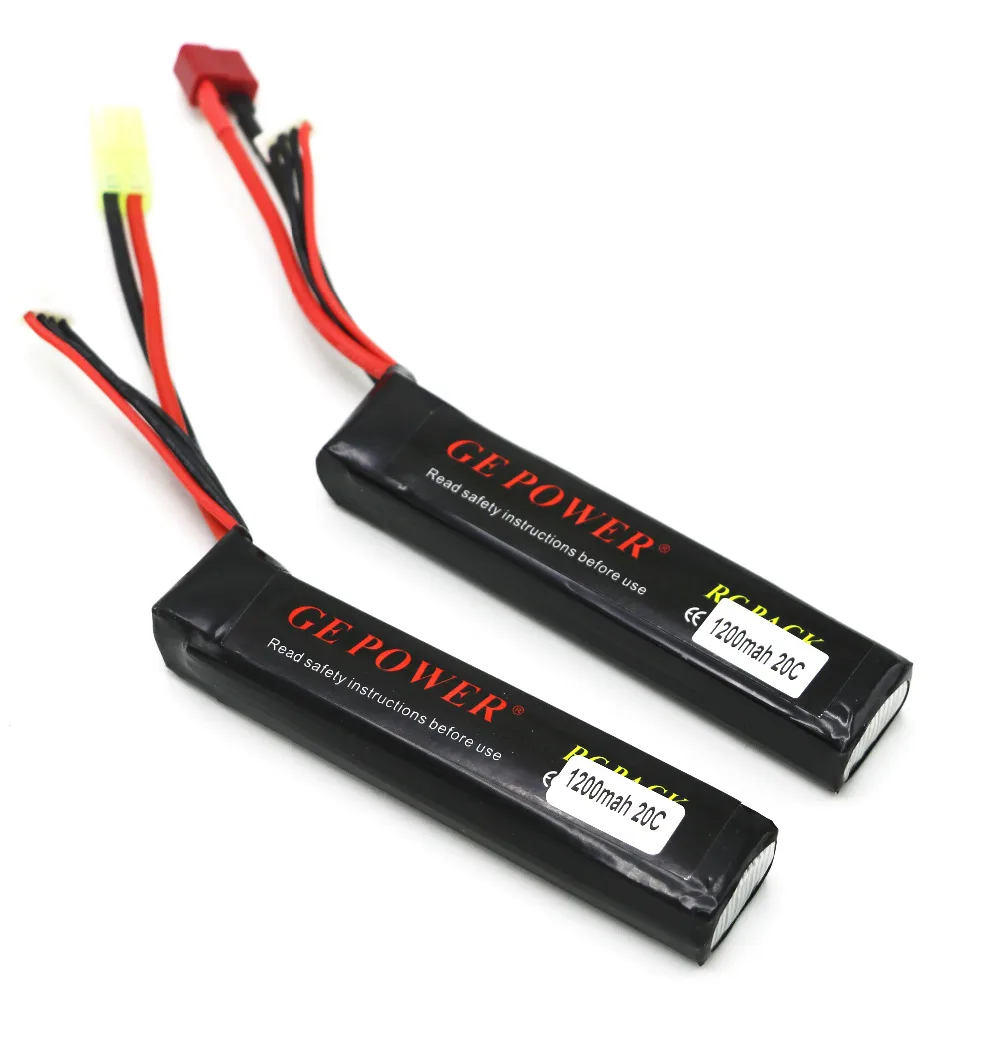 1 шт. GE power RC Lipo батарея 11,1 V 1200MAH 20C 3S AKKU мини-страйкбольная батарея RC модель 40C