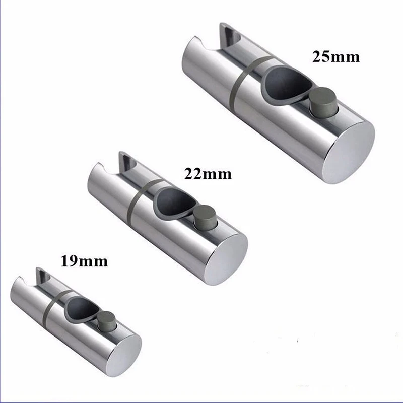 1 шт. 19-25 мм ABS Замена ручной кронштейн для душа рельсовый головной ползунок зажим регулируемый держатель для душа хромированные инструменты для ванной комнаты