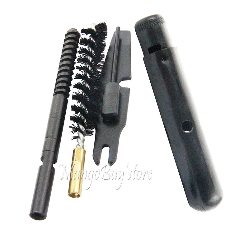 

2Sets New Hot SKS Buttstock Black Cleaning Kit Sight Tool AK AKM AR15 7.62x39mm Gun Cleaning Brush Fit Shooting Free Shipping