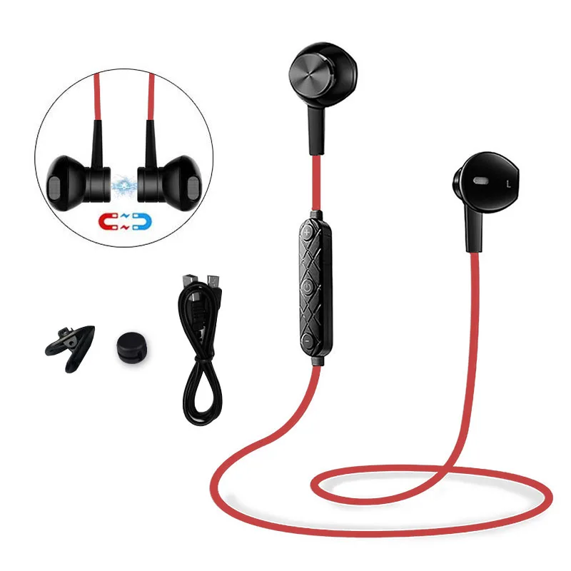 

Magnet Metal Bluetooth V4.1 Earphone Stereo Wireless Earbuds IPX4 Waterproof Earphones Fashion Earphone Noise Reduction Earbuds