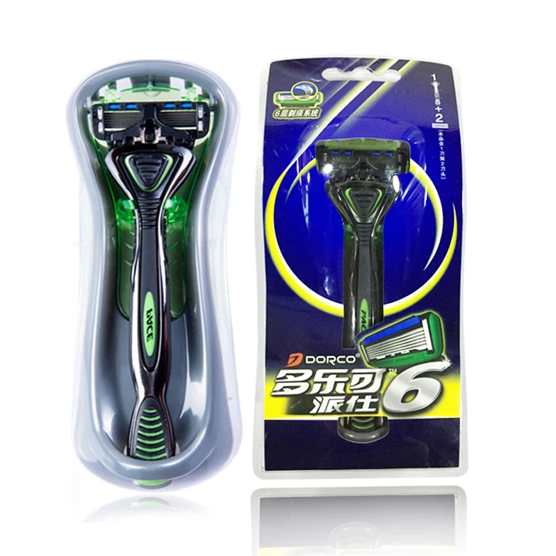 Мужская Ручная Безопасная бритва Dorco Pace 6 оригинальная слойная Бритва для бороды 1