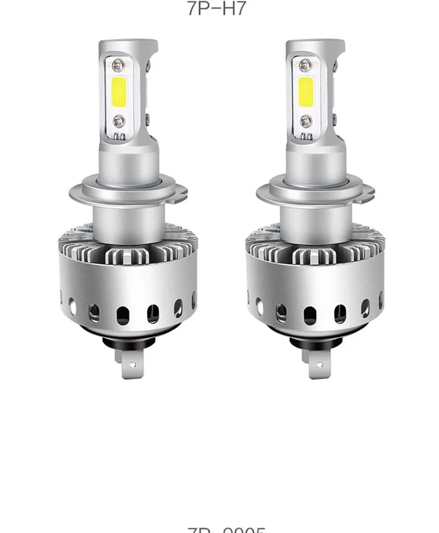 led car headlight bulb cob light source 80w auto lamp light  (6)