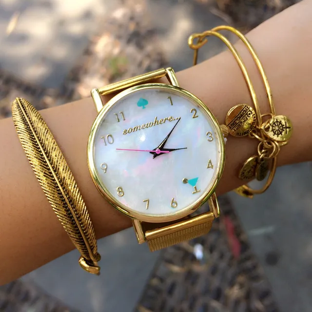 2015 Newest Mother Of Pearl Dial Watch Somewhere Watches For Ladies Women Arabic 2015 Newest Mother Of Pearl Dial Watch Somewhere Watches For Ladies Women Arabic