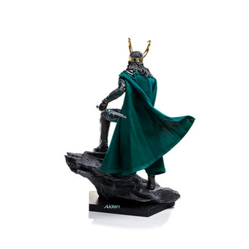 

10"Avengers Infinity War Thor 3 Ragnarok Loki 1/10 Fight scenes PVC Action Figure Collectible Model Toy BOX L42