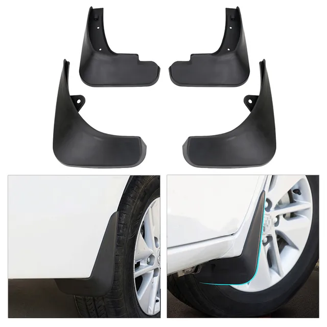 For Ford Focus St Front Rear Fender Splash Guards Rubber Mud Flaps For Ford Focus St Front Rear Fender Splash Guards Rubber Mud Flaps 2017 Car Mudguards Styling