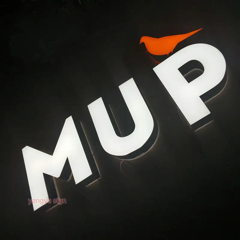 

3D LED custom made channel letters shop front name signboard