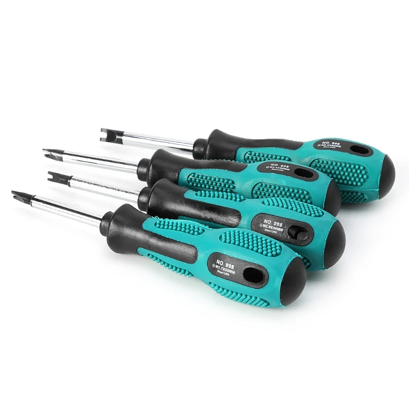 4pcs//Set M Type Repair Screwdriver U Fork Type Magnetic Screw Driver CRV Quality Hand Tool