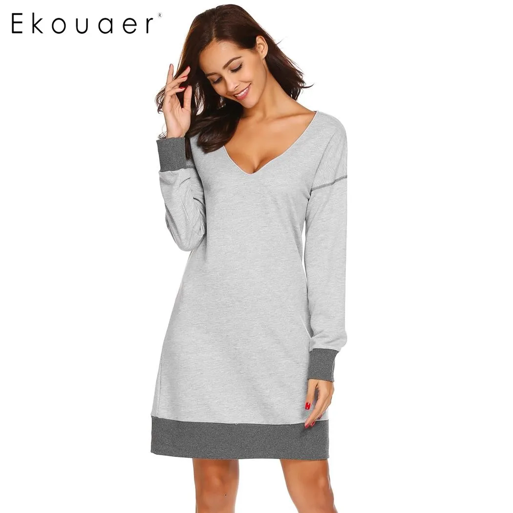long sweatshirt nightgown
