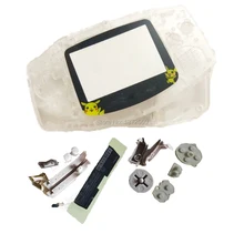 Горячий прозрачный цвет ремонтный корпус полный комплект чехол Замена для GameBoyAdvance Консоль оболочка мультфильм экран объектив DMG игра отвертки