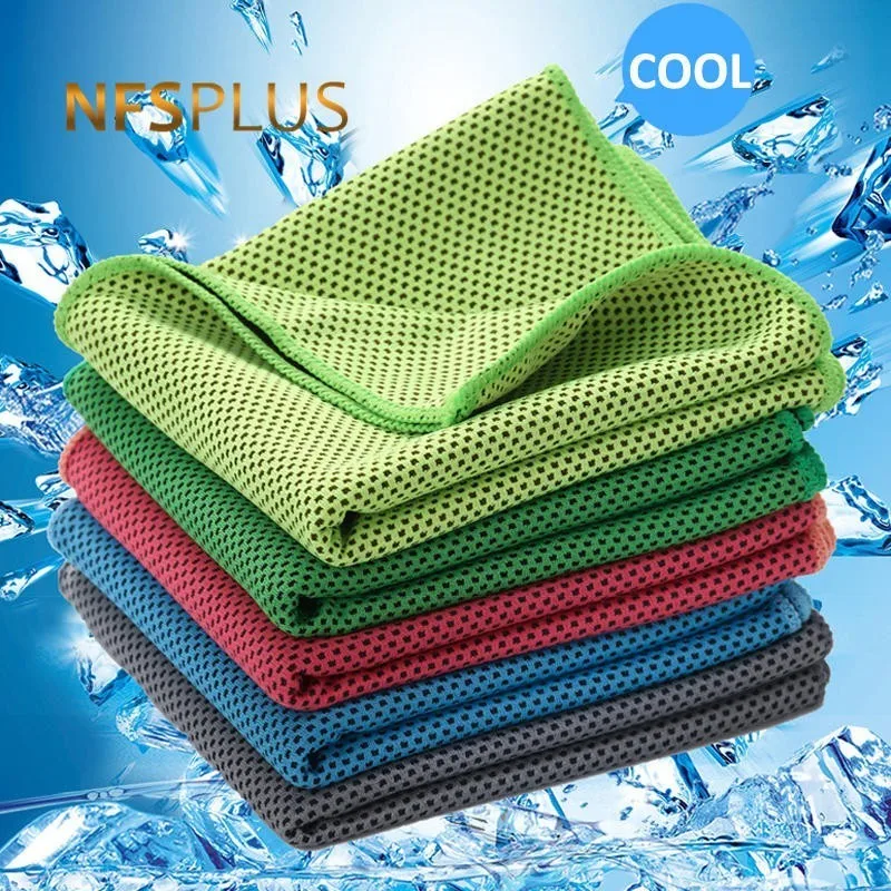 Cooling Sport Towel 30x100CM Polyester Fiber Quick Dry Super Absorbent Cool Towel for Travel Running Cycling Swimming Spa Gym