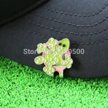 Милая блестящая домашняя ящерица тонкий металл сплав Гольф-маркер w зажим для кепки для игры в гольф зажим для шляпы для гольфа отметка для мяча для гольфа, цена оптовой продажи