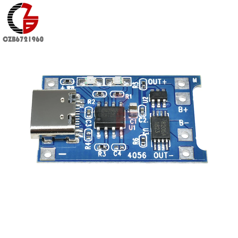 Type-C TP4056 18650 lithium battery charging board 5V 1A protection module Z qt