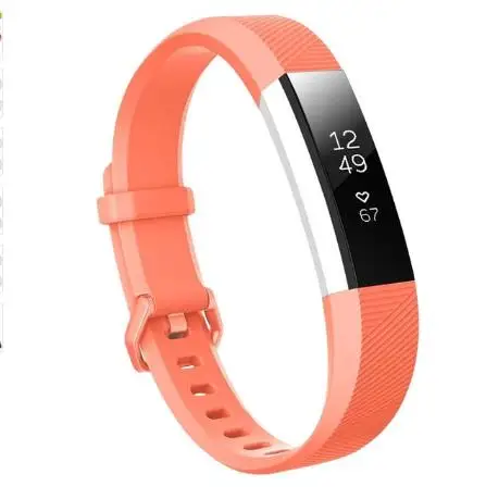 Odog силиконовый дышащий ремешок для Fitbit Alta/HR Смарт часы браслет Высокое качество Аксессуары для часов Ремешки часы браслет - Цвет: Orange