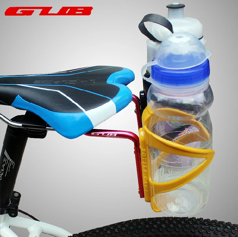 

Bicycle Cycling Seat Post Back Double Water Bottle Holder Bike Saddle Bottle Cage Rack Adapter Bike accessories GUB G-22