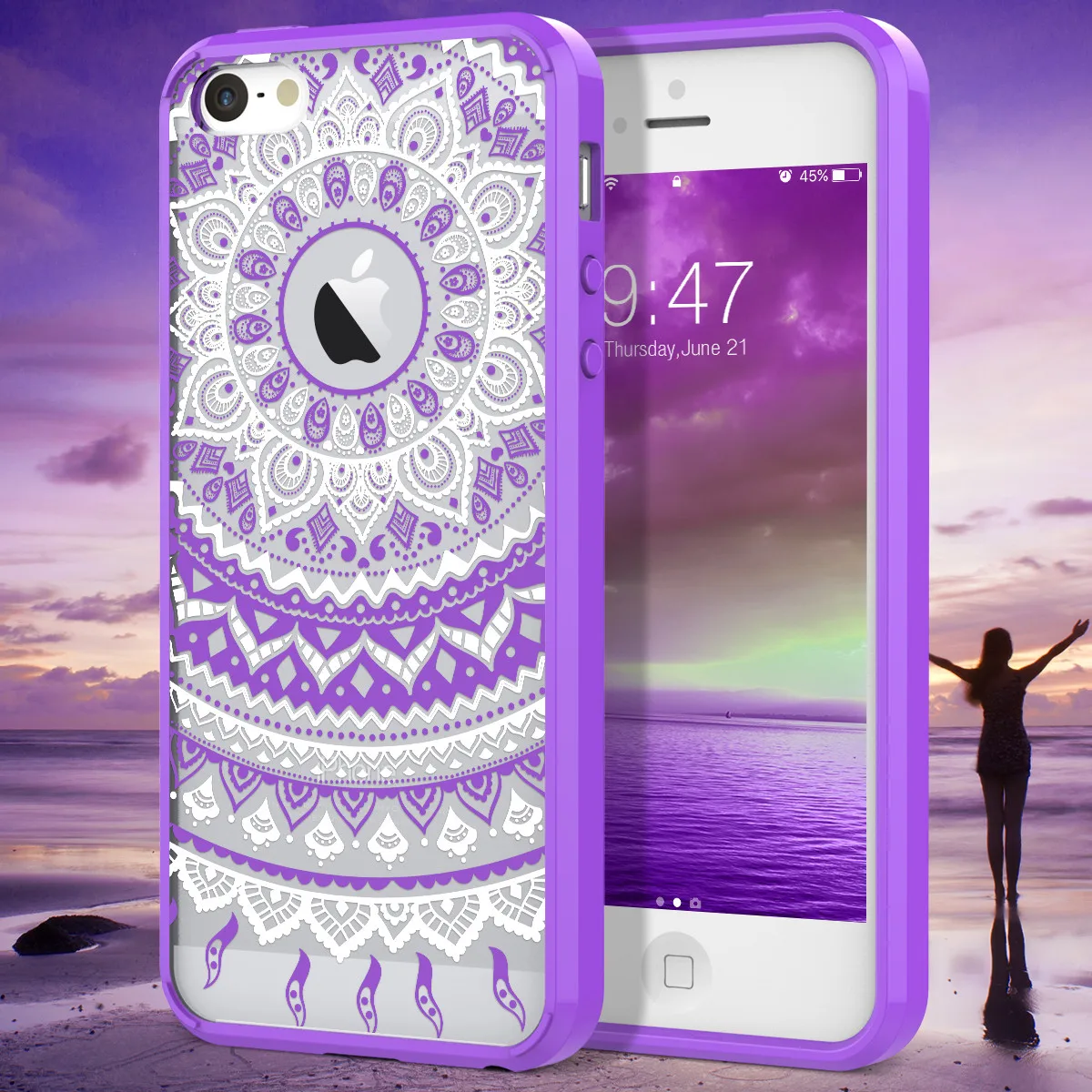 Klar-Harte-PC-D-nne-Niedlichen-Fall-F-r-iphone-5-5-s-SE-6-6