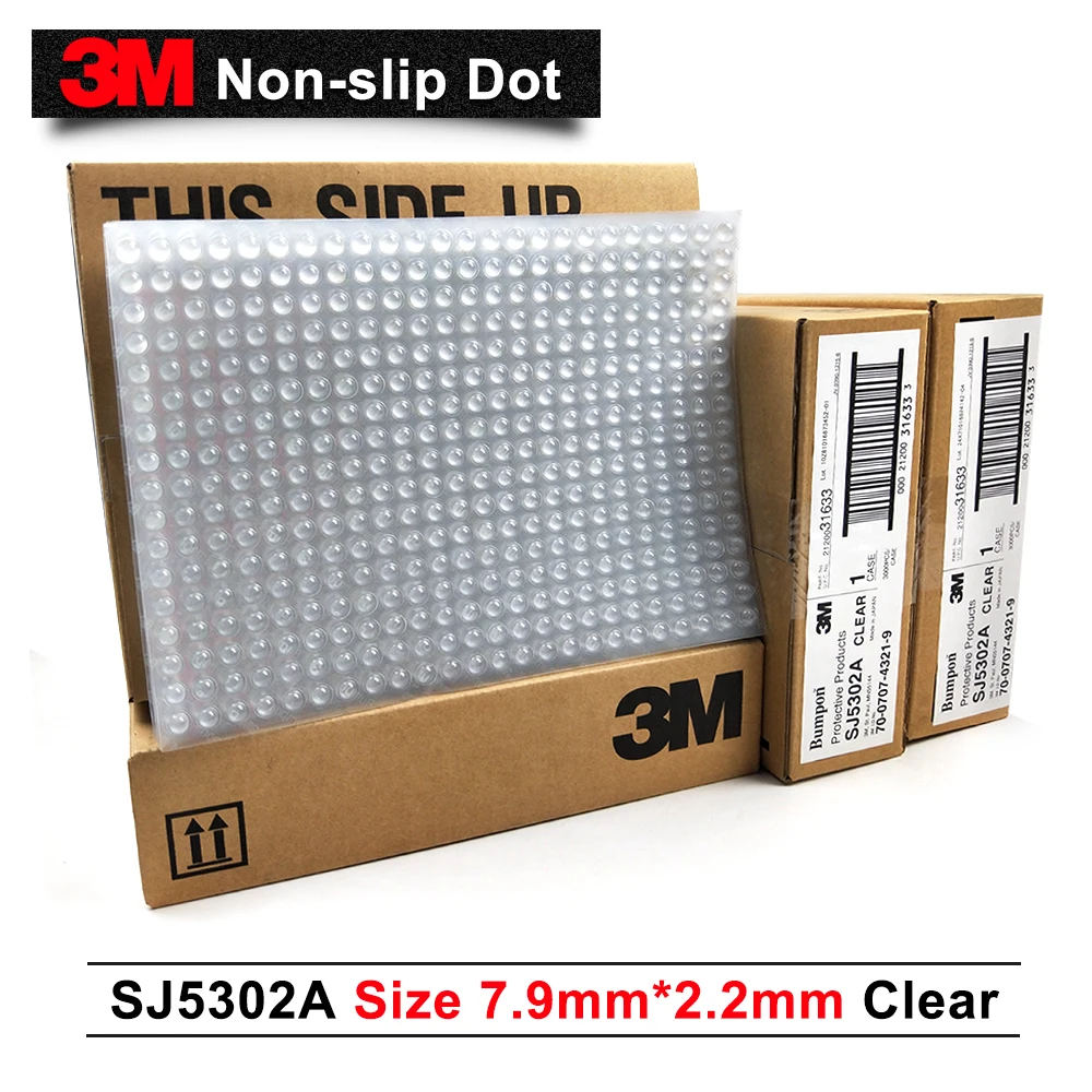 3 м защитный Bumpon SJ5302A 3M прозрачной силиконовой резиновыми точками/цилиндр форма 3000 шт/коробка прокладка из силиконовой резины