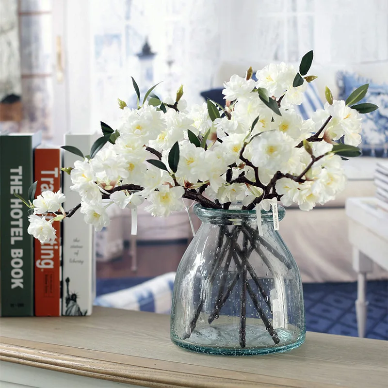 Artificial Cherry Blossoms Branch Tree Flowers Sakura branch For Home Garden Hotel Wedding Arch Decoration Flores Artificiales Artificial Cherry Blossoms Branch Tree Flowers Sakura branch For Home Garden Hotel Wedding Arch Decoration Flores Artificiales